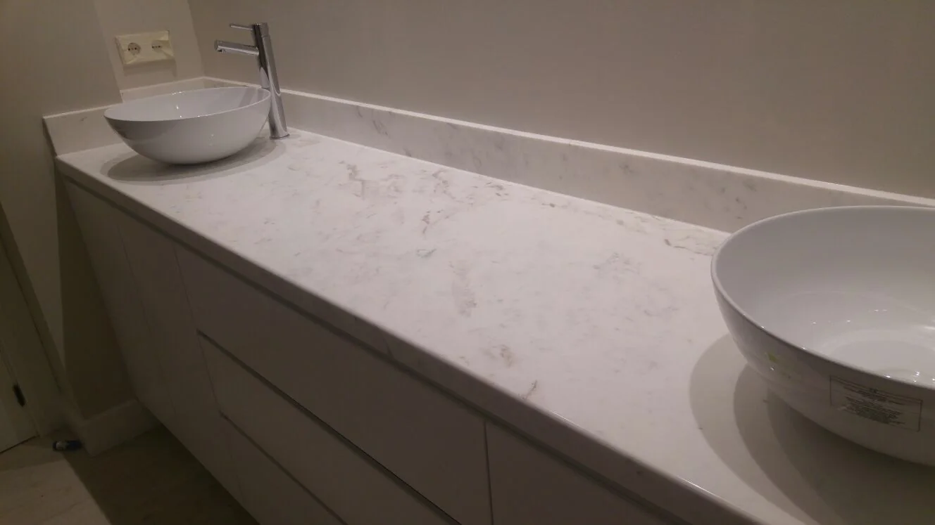 Lavabo integrado de Mármoles Torres